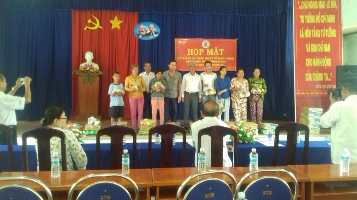 Thị trấn Hòa Thành họp mặt kỷ niệm 58 năm Ngày vì nạn nhân chất độc da cam Việt Nam ( 10/8/1961 – 10/8/2019 )